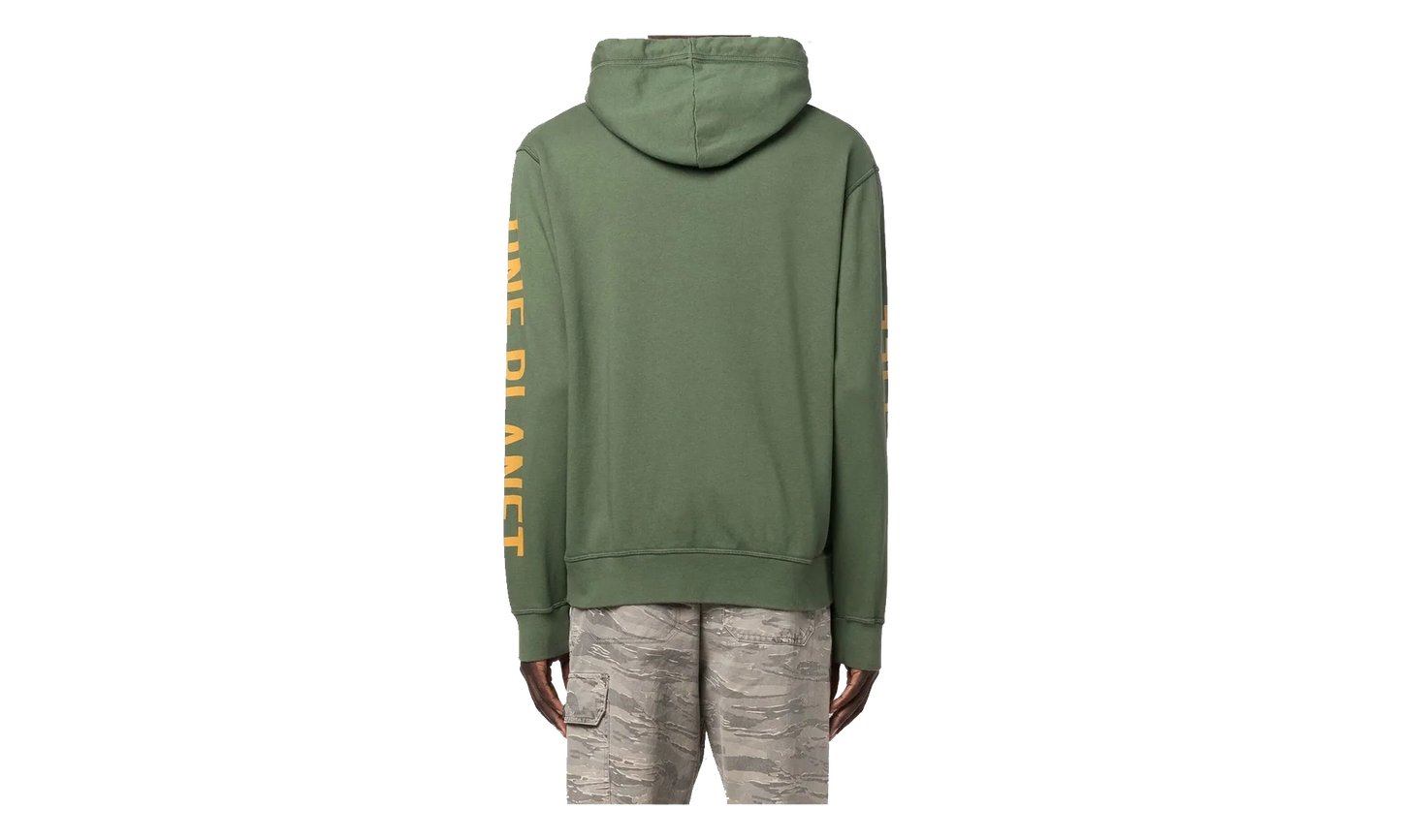 One Life Organic Cotton Hooded Sweatshirt "Green" S78GU0051S25538630