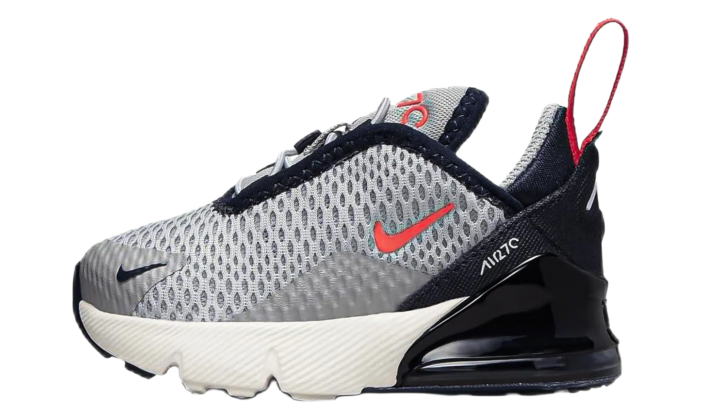 Air Max 270 TD "Light Smoke Grey Bright Crimson" DD1646 028