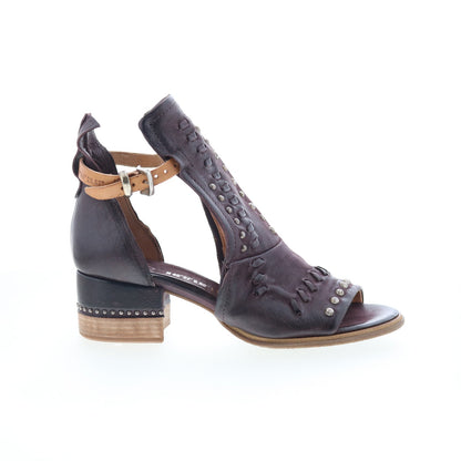 Markie 672013-201-0004 Womens Brown Leather Wedges Sandals Shoes