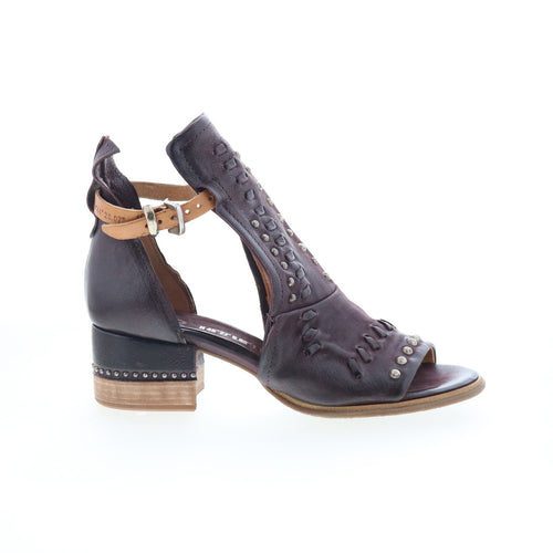 Markie 672013-201-0004 Womens Brown Leather Wedges Sandals Shoes