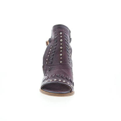 Markie 672013-201-0004 Womens Brown Leather Wedges Sandals Shoes