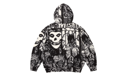 The Misfits® Zip Up Hooded Sweater "SS26 - Black" SU27403
