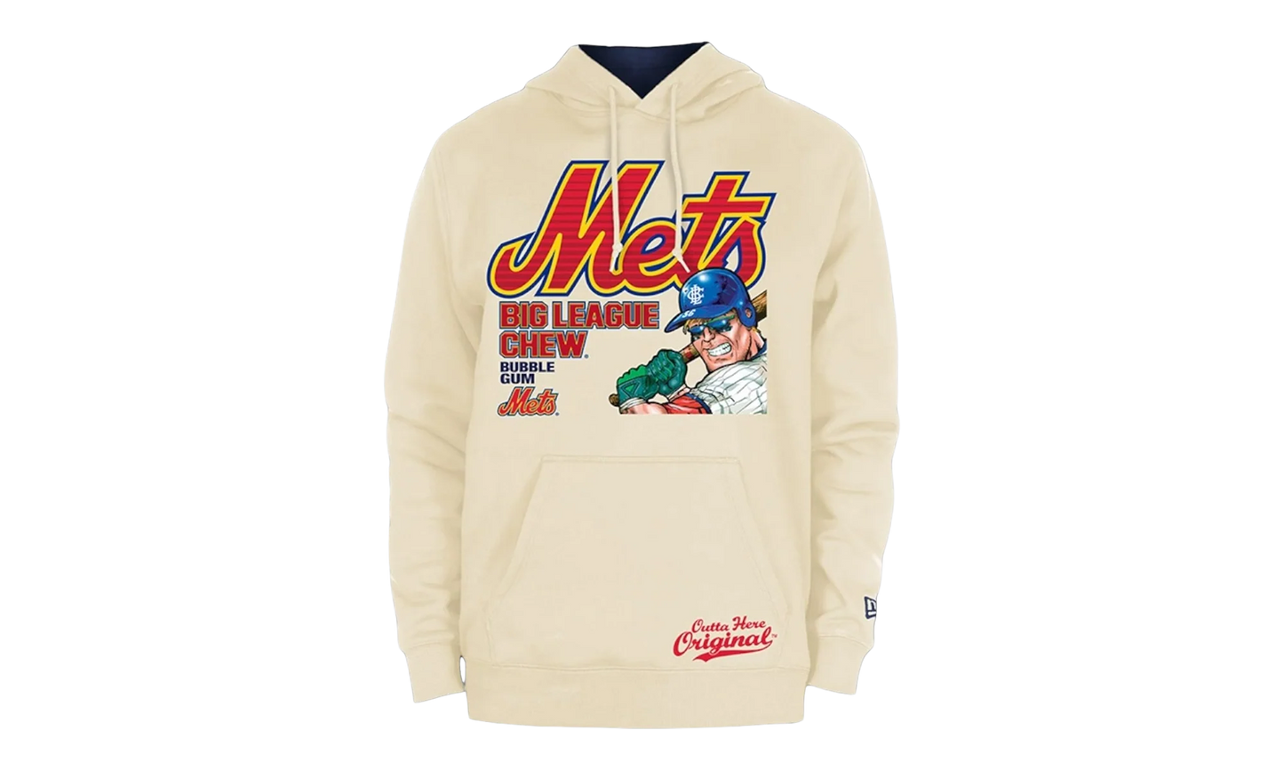 Big League Chew New York Mets Pullover Hoodie "Light Cream" NE496