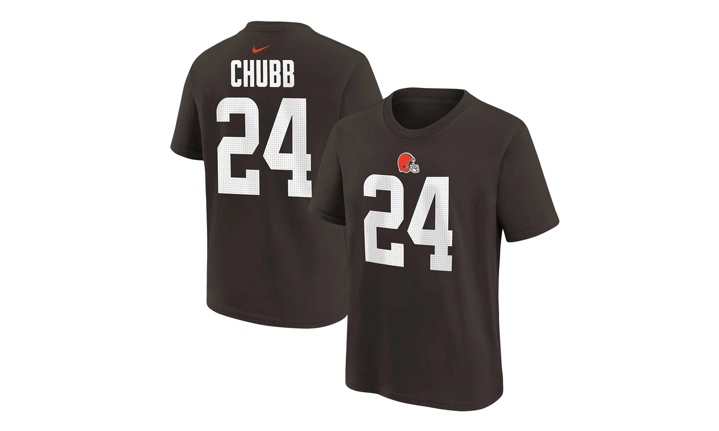 Nick Chubb Brown Cleveland T-Shirt GS "Brown" 9Z1B7FGD7 BRWNC