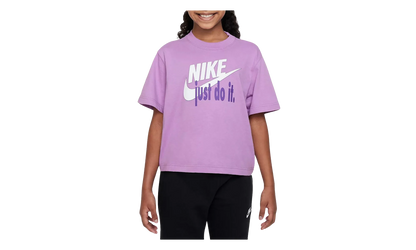 Sportswear Boxy HBR Graphic T-shirt GS "Rush Fuchsia" FD5362 532
