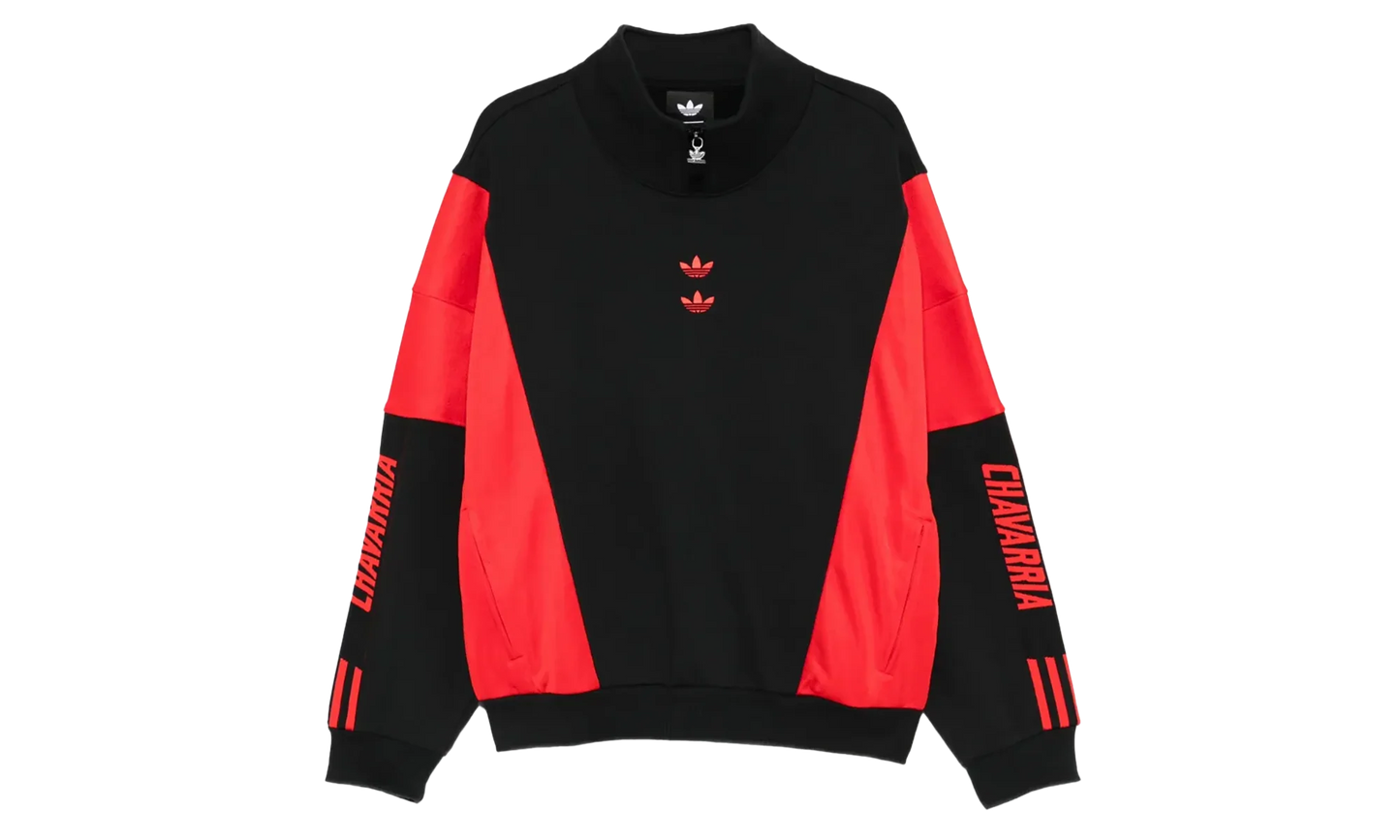 CHAVARRIA WATSONVILLE MOCKNECK Jumper "Black / Red" KD9347