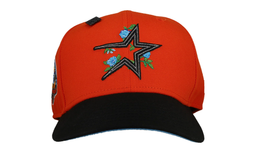 59FIFTY Houston Astros Floral 45th Anniversary Fitted Hat "Orange / Black" 123451297701