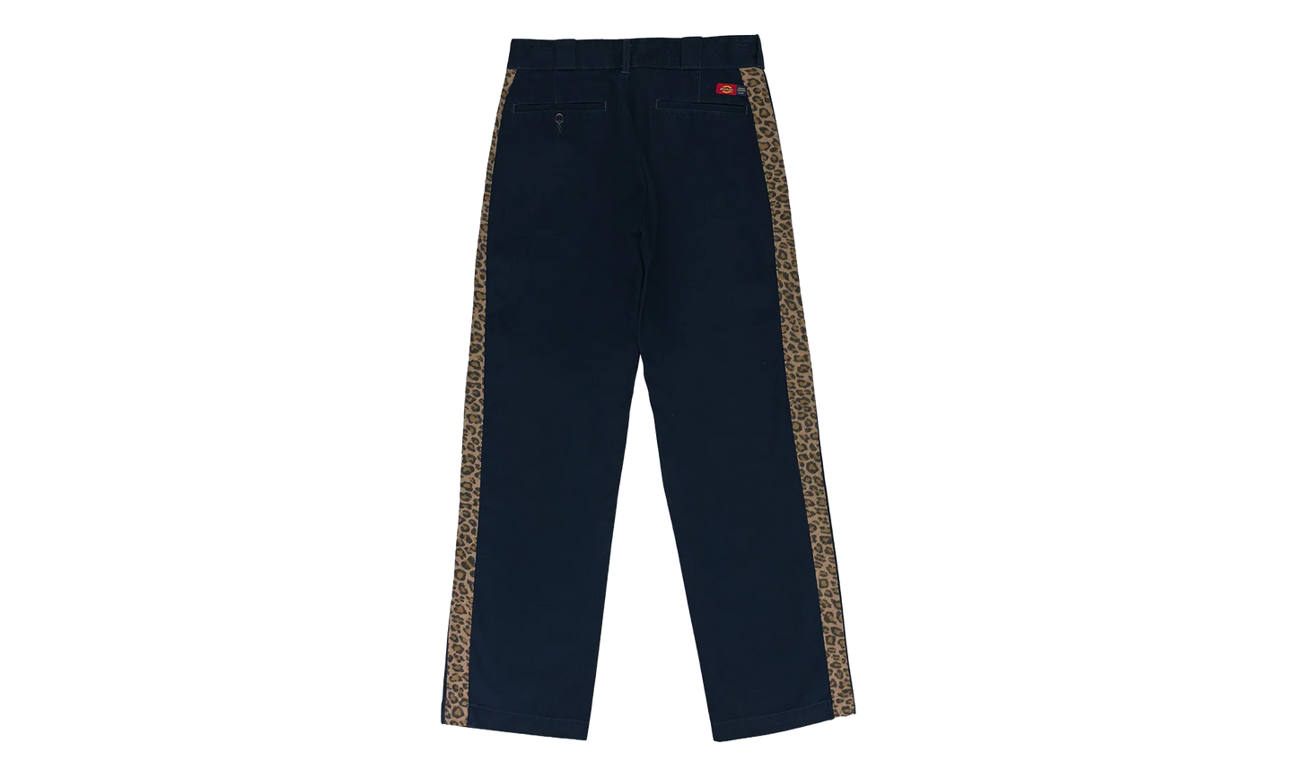 CONTRAST LEOPARD SIDE STRIPE PANTS "Dickies - Navy" DOC UBTM 0004