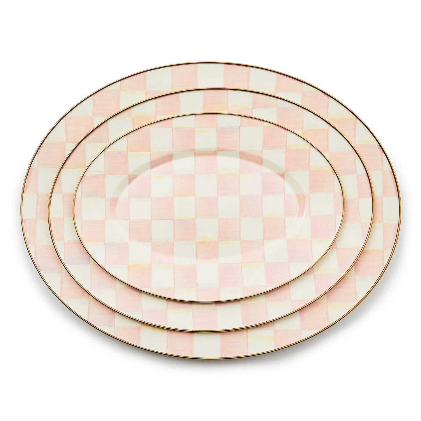 Rosy Check Small Oval Platter