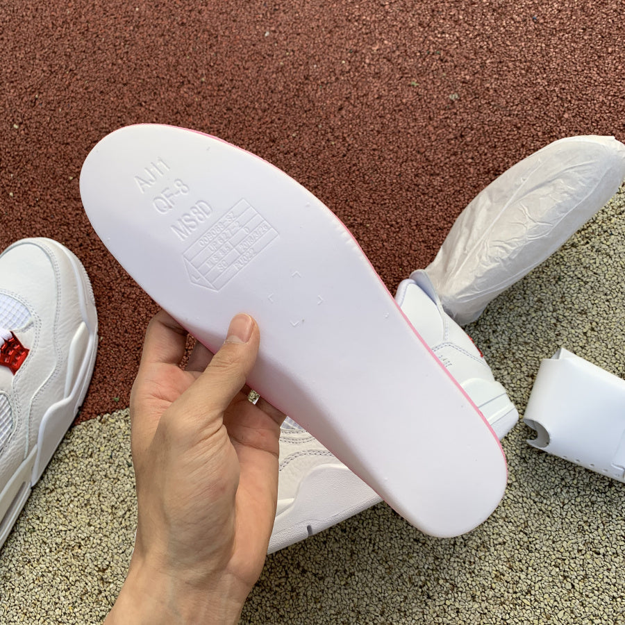 4 Retro Metallic Red
