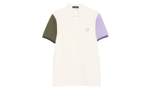 Color Blocked Polo "White" FP T504 051