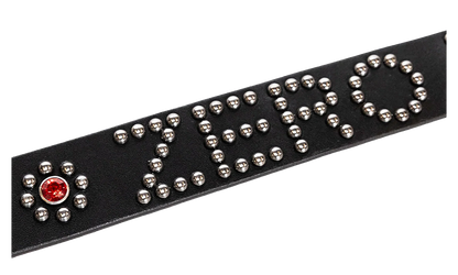 Studded Belt "Zero - Black" P26SPZ017 BLK