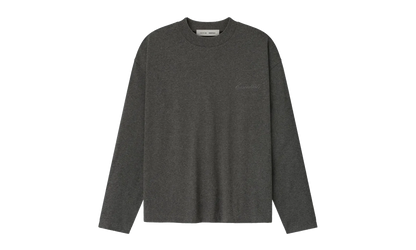Embroidered Classic Fit Long-Sleeve "Charcoal Heather" 125HO254201F