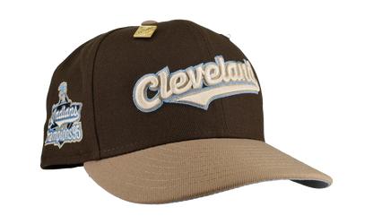 59FIFTY Cleveland Indians 1995 Champions Fitted Hat "Walnut / Tan" 123451300785