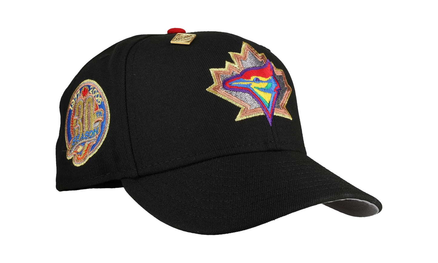 59FIFTY Toronto Blue Jays 30th Season Fitted Hat "Black / Multi-color" NE402