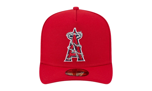 59FIFTY Anaheim Angels Fence A-Frame Fitted Hat "Red" 60693489