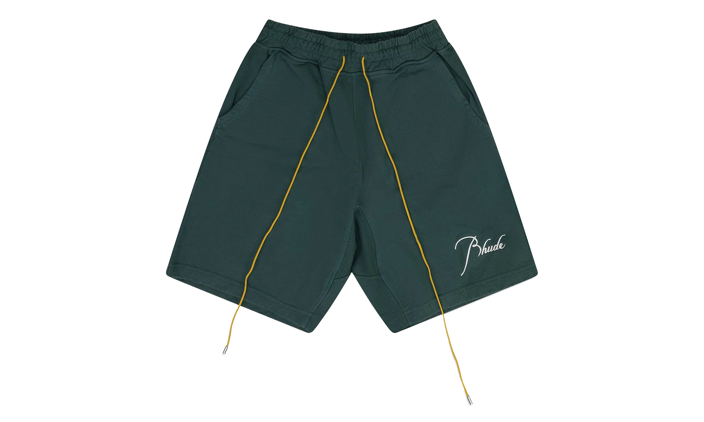 Script Logo Sweatshorts "Green" RHDMBTM0234 GRN