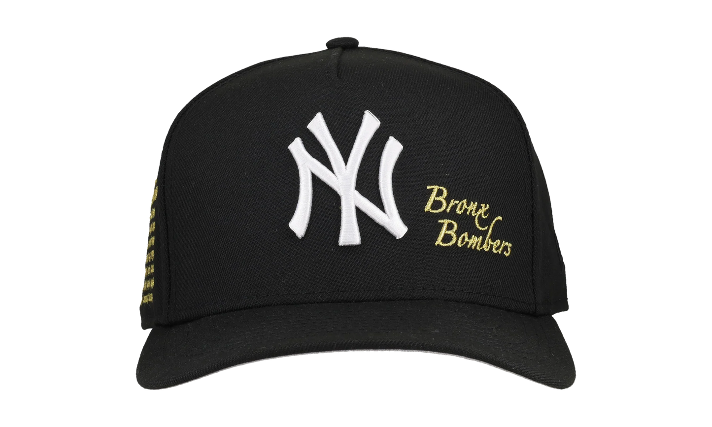 9FIFTY New York Yankees Bronx Bombers 27x Champs A Frame Snapback Hat "Black" NE278