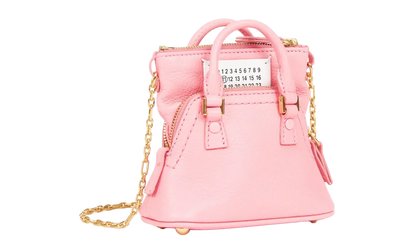 5AC Classique Baby Leather Crossbody Bag "Peony Pink" SB1WG0022P5348T4291