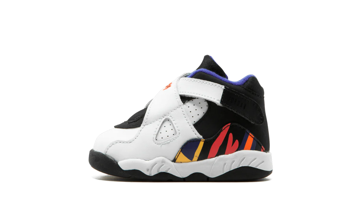 Jordan 8 BT TD "WHITE / INFRD 23 / BLACK / BRGHT CNCR" 305360 142
