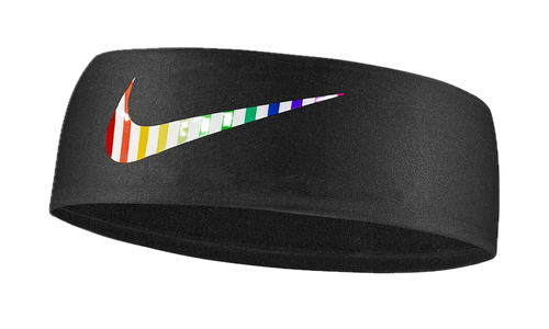 LOGO PRINTED FURY HEADBAND "Black / Pimento / Turf Orange" N.100.2054.018