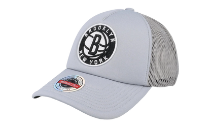 NBA Keep On Truckin Trucker Cap "Brooklyn Nets - Grey" 6HSSSH21352 BNEGREY