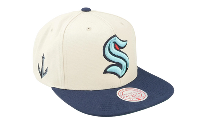 NHL Vintage Off-White Snapback Cap "Seattle Kraken - Off White" 6HSSSH22085 SKROFWH
