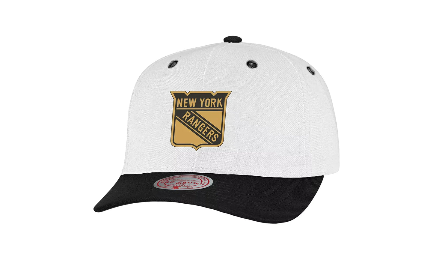 NHL Black Gold PC Snapback Cap "New York Rangers - White / Black" HP11884 NYAWHBK