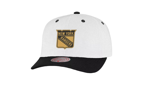 NHL Black Gold PC Snapback Cap "New York Rangers - White / Black" HP11884 NYAWHBK