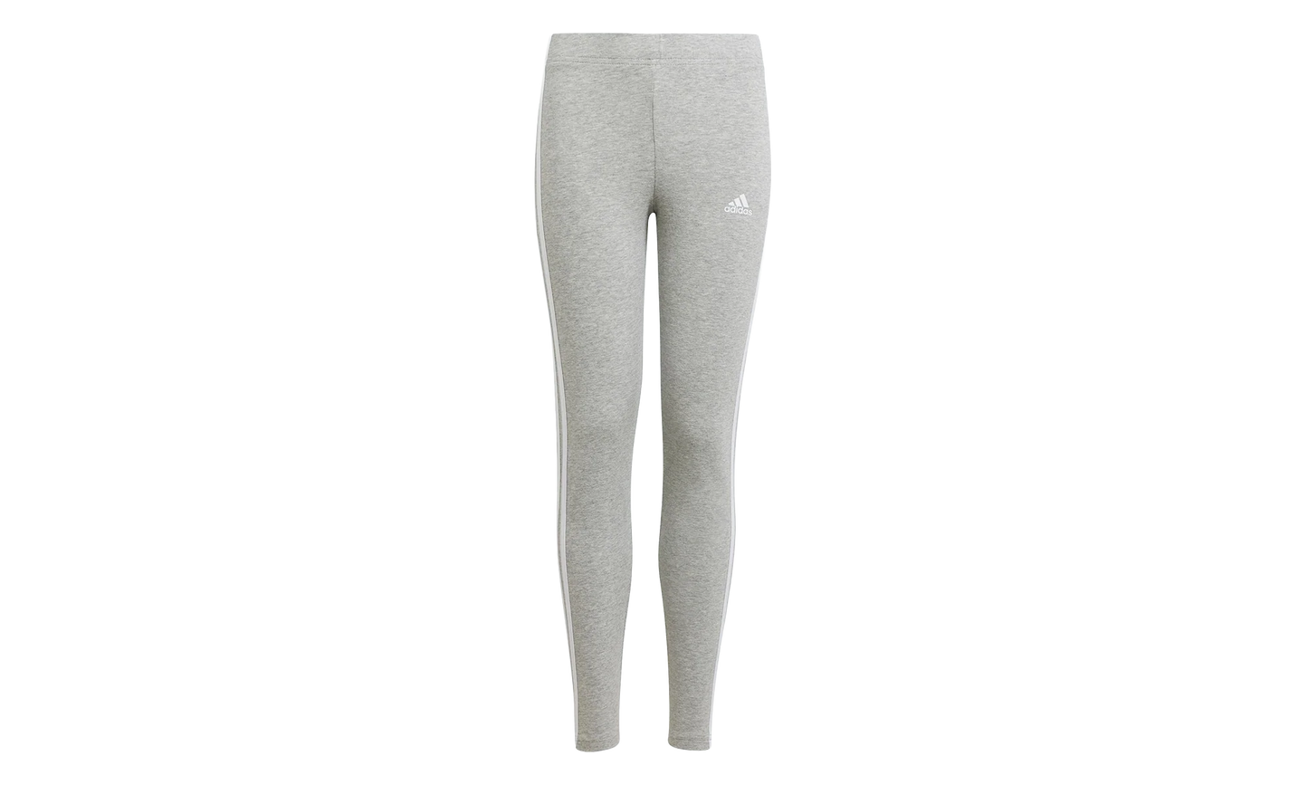 Essentials 3-Stripes Leggings GS "Medium Grey Heather / White" HC0092