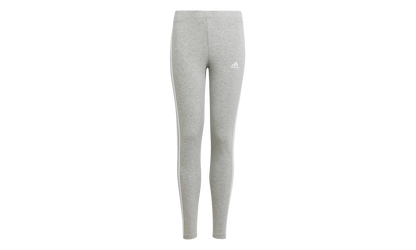 Essentials 3-Stripes Leggings GS "Medium Grey Heather / White" HC0092