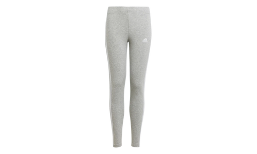 Essentials 3-Stripes Leggings GS "Medium Grey Heather / White" HC0092