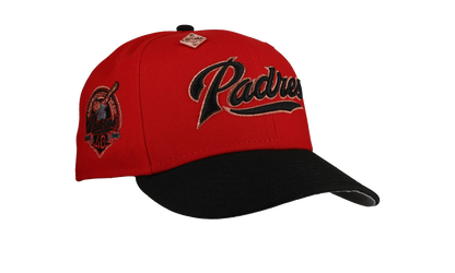 59FIFTY San Diego Padres 40th Anniversary Fitted Hat "Red / Black" NE357