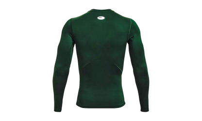 HeatGear Compression Long Sleeve "Forest Green / White" 1361524 301