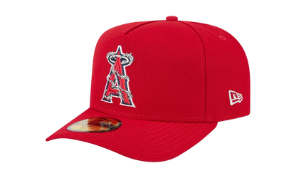 59FIFTY Anaheim Angels Fence A-Frame Fitted Hat "Red" 60693489