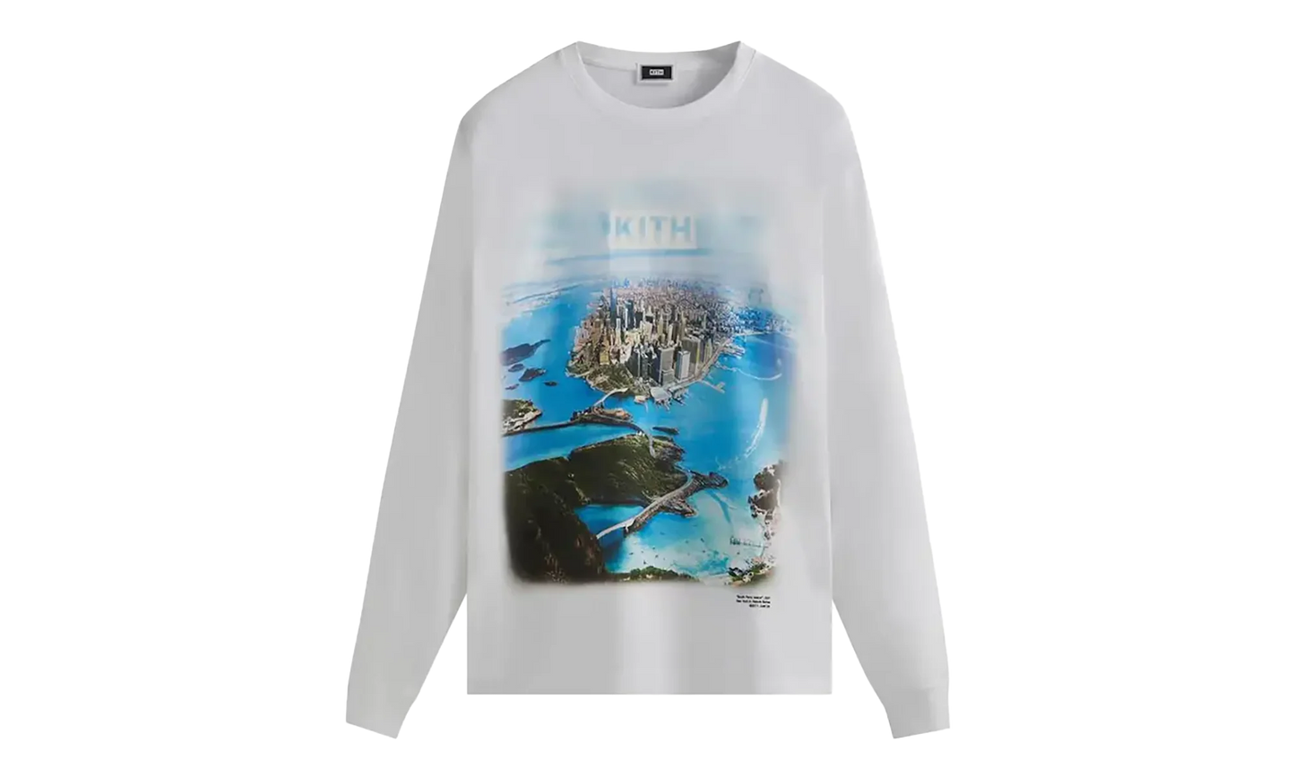 South FerryLong Sleeve Tee "White" KITH81