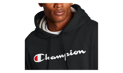 Powerblend Fleece Hoodie Script Logo "Black" GF89H Y06794BKC