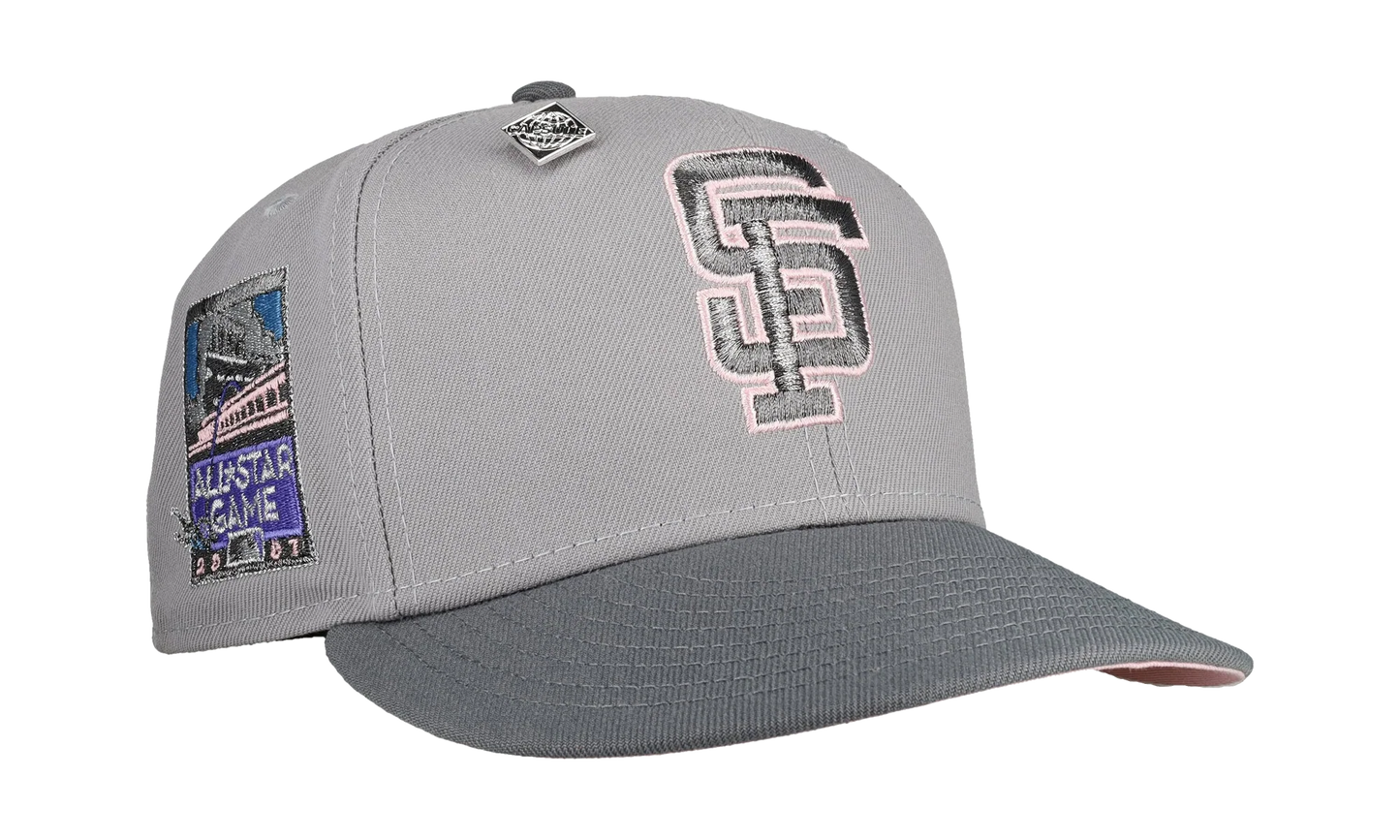 59FIFTY San Francisco Giants 2007 All Star Game Fitted Hat "Grey / Pink / Silver" NE363