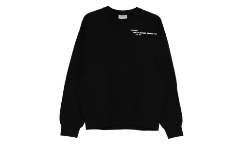 Punched Sweatshirt "Black" I036039 89XX