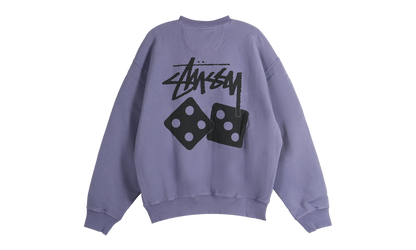 Dice Pig Dyed Crew Sweatshirt "GRAPE" 1915077 GRPE
