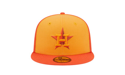 Houston Astros Tri-Tone Team 59FIFTY Fitted Hat "Orange" 60355909