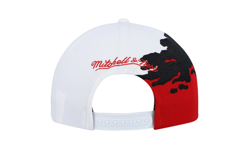 NCAA Paintbrush Snapback Cap "Ohio State Buckeyes - White / Red" HHSS3302 OSTYYPPPWHRD