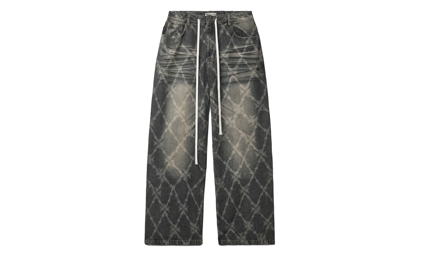 Ironwork Denim Pants "Black" VAL99
