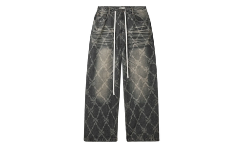 Ironwork Denim Pants "Black" VAL99