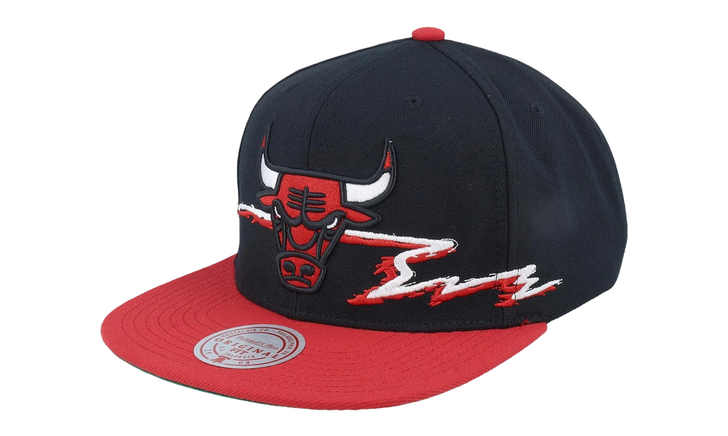 NBA Life Line Snapback Cap "Chicago Bulls - Black" HS9550 CBUBLCK
