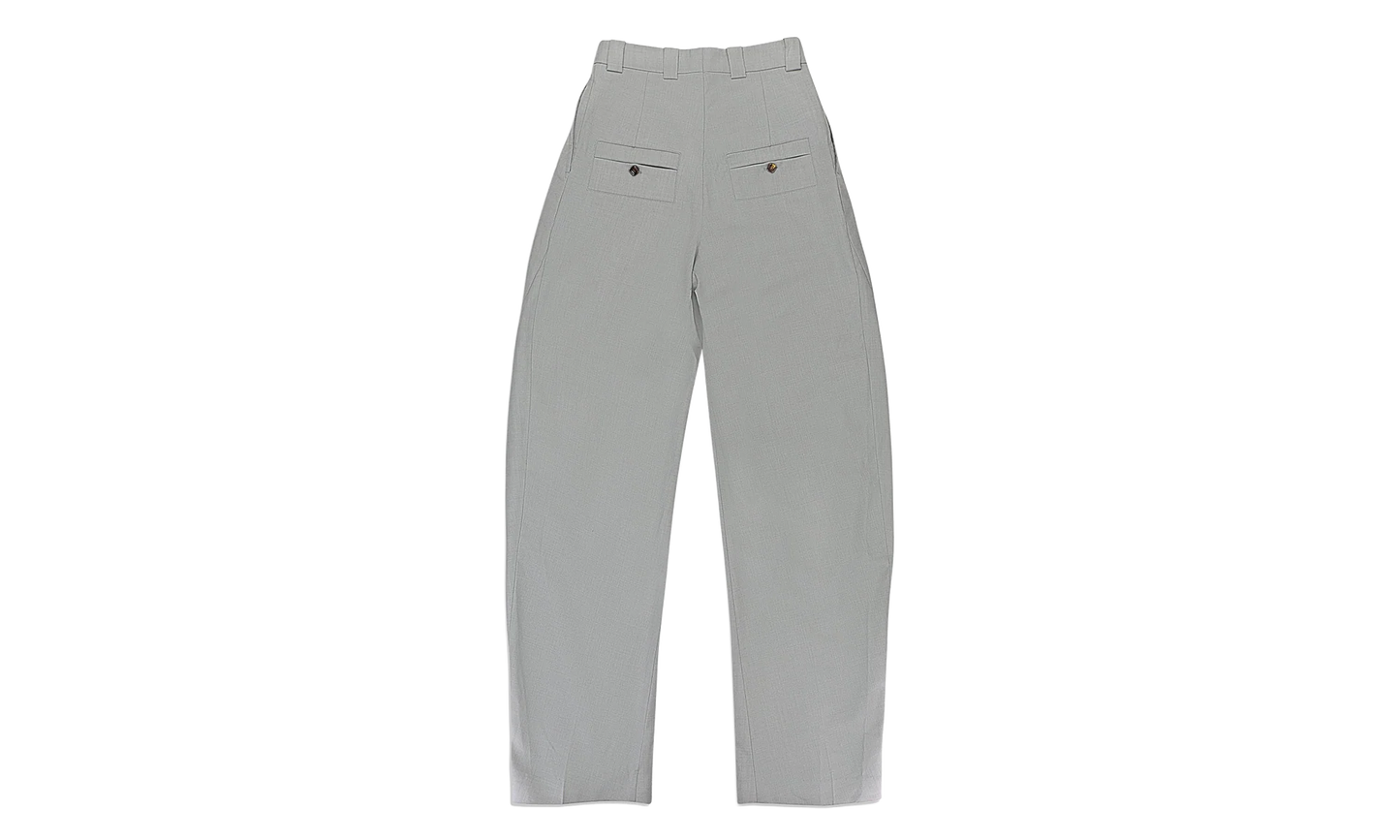 ALCOHOLE GRANDPA WORN TAILORED TROUSERS "Grey" 95 OCY 1190