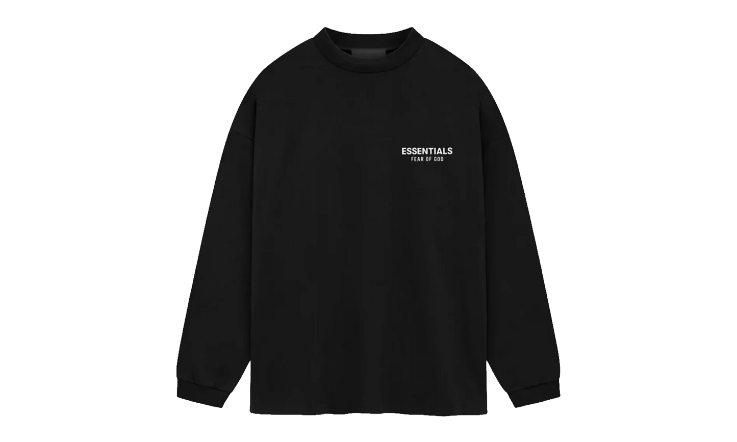 Jersey Long-Sleeve Sweatshirt "Black" 125HO244370F