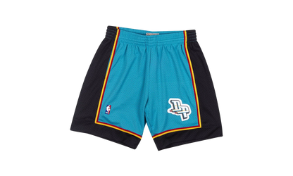NBA Swingman Shorts "1998 Detroit Pistons - Harbor Blue" SMSHCP19234 DPIHRBL98