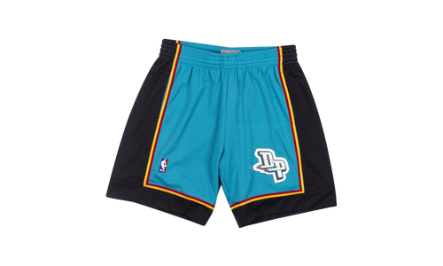 NBA Swingman Shorts "1998 Detroit Pistons - Harbor Blue" SMSHCP19234 DPIHRBL98