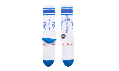 Sinner Sock "White / Blue" SM HR1 0000 109